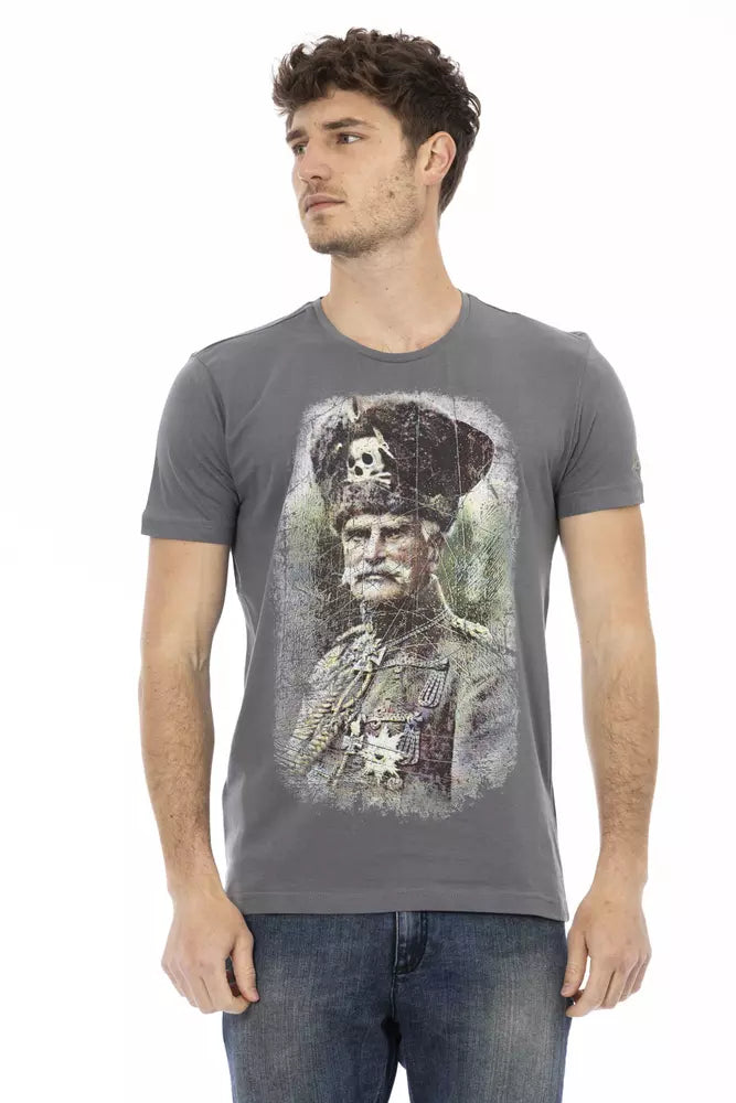 Trussardi Action Grey T-Shirt for Men