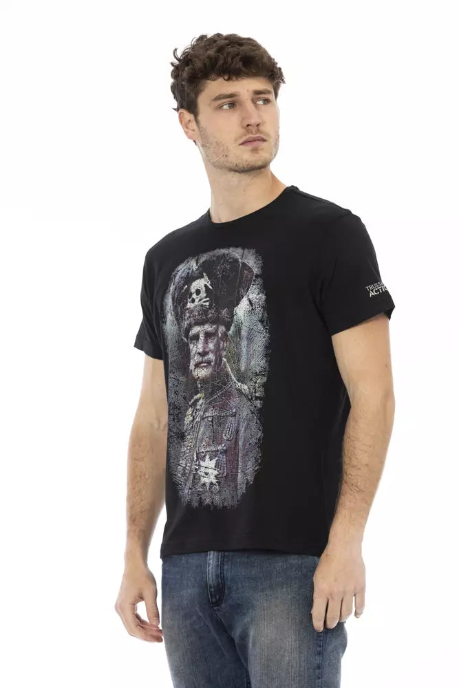 Trussardi Action Black T-Shirt for Men alternate view