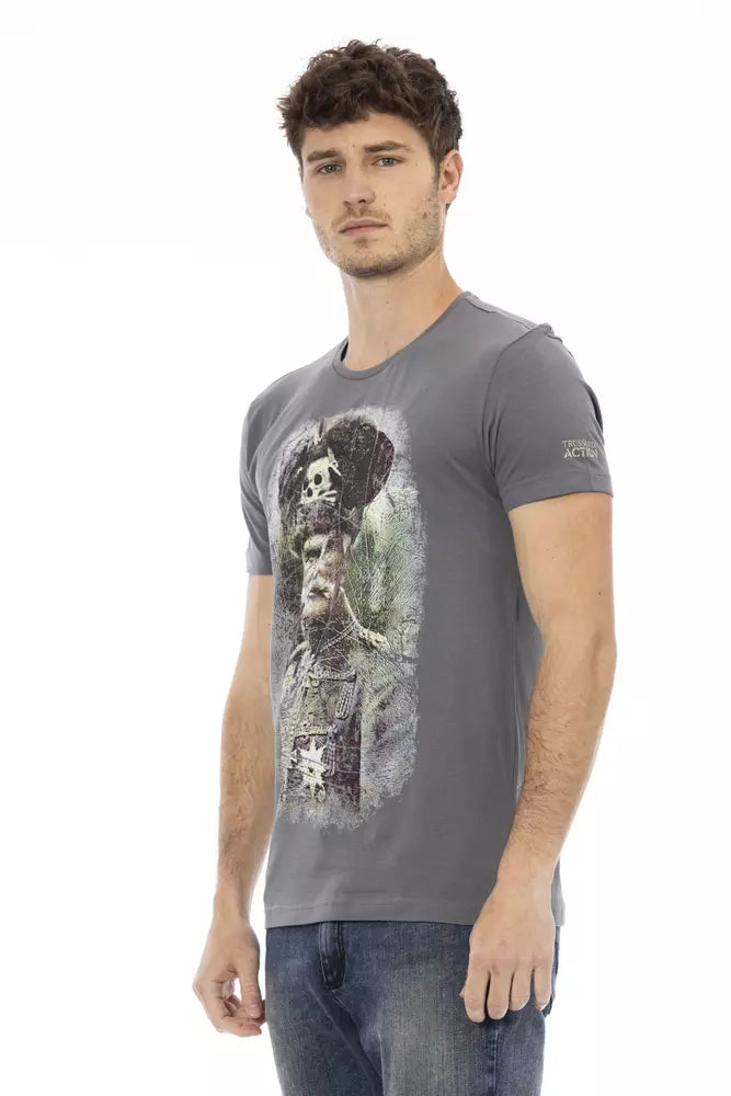 Trussardi Action Grey T-Shirt for Men alternate view