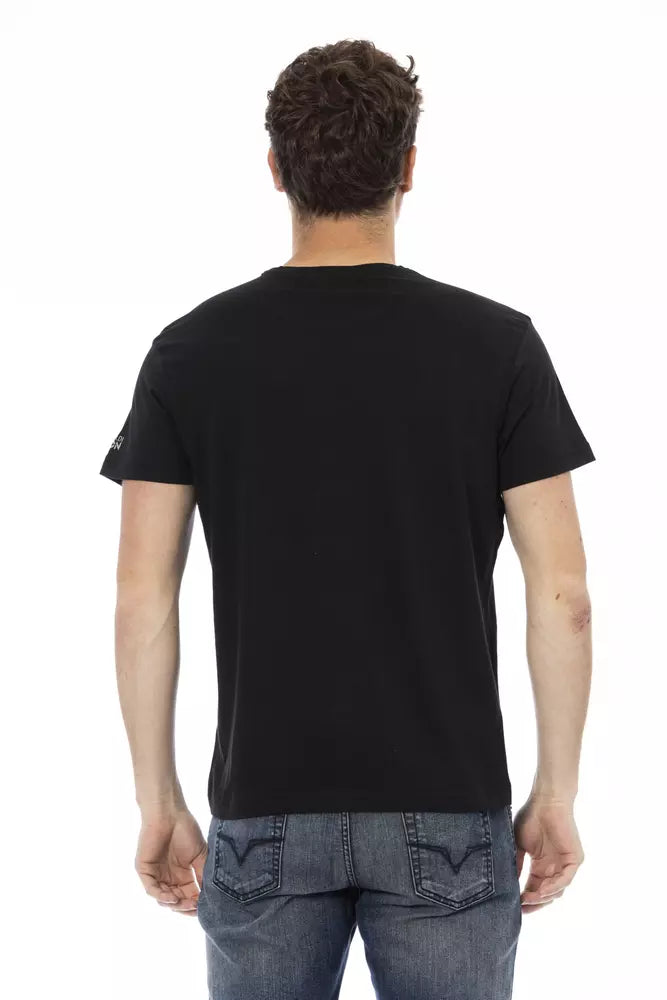 Trussardi Action Black T-Shirt for Men detail view