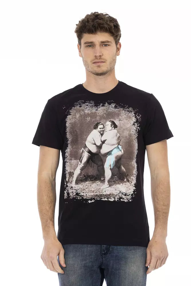 Trussardi Action Black T-Shirts for Men