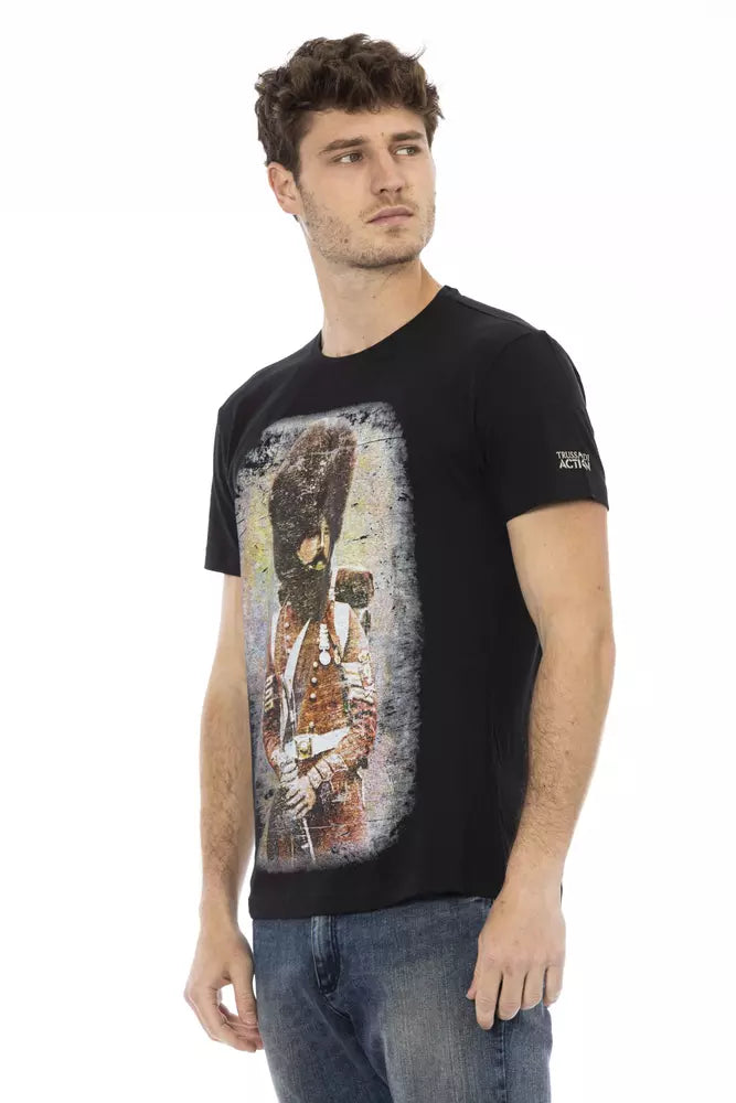 Trussardi Action Black T-Shirt for Men alternate view