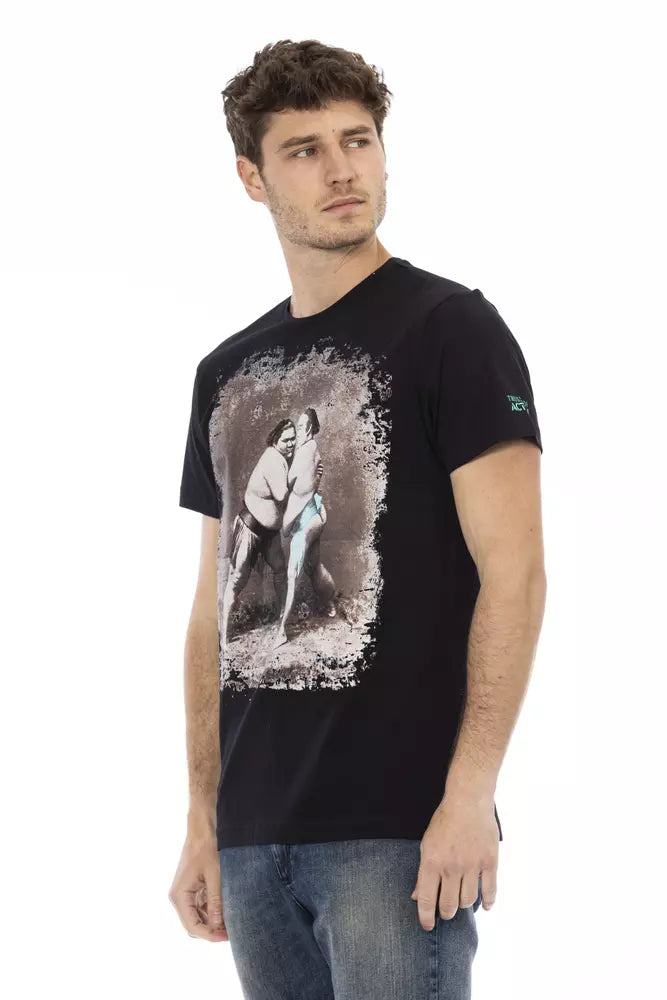 Trussardi Action Black T-Shirts for Men alternate view