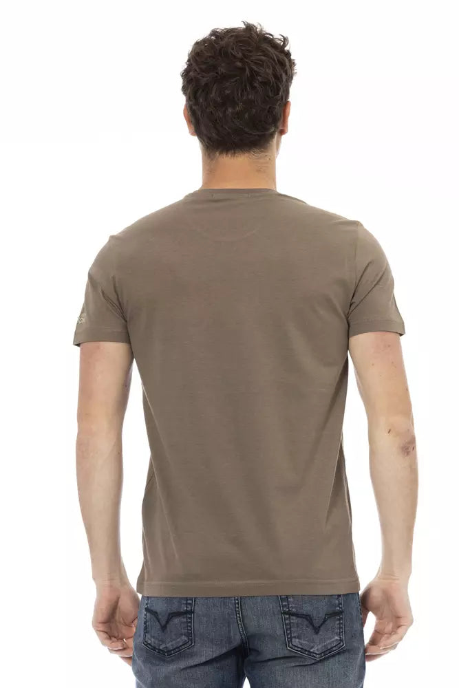 Trussardi Action Brown T-Shirt for Men detail view
