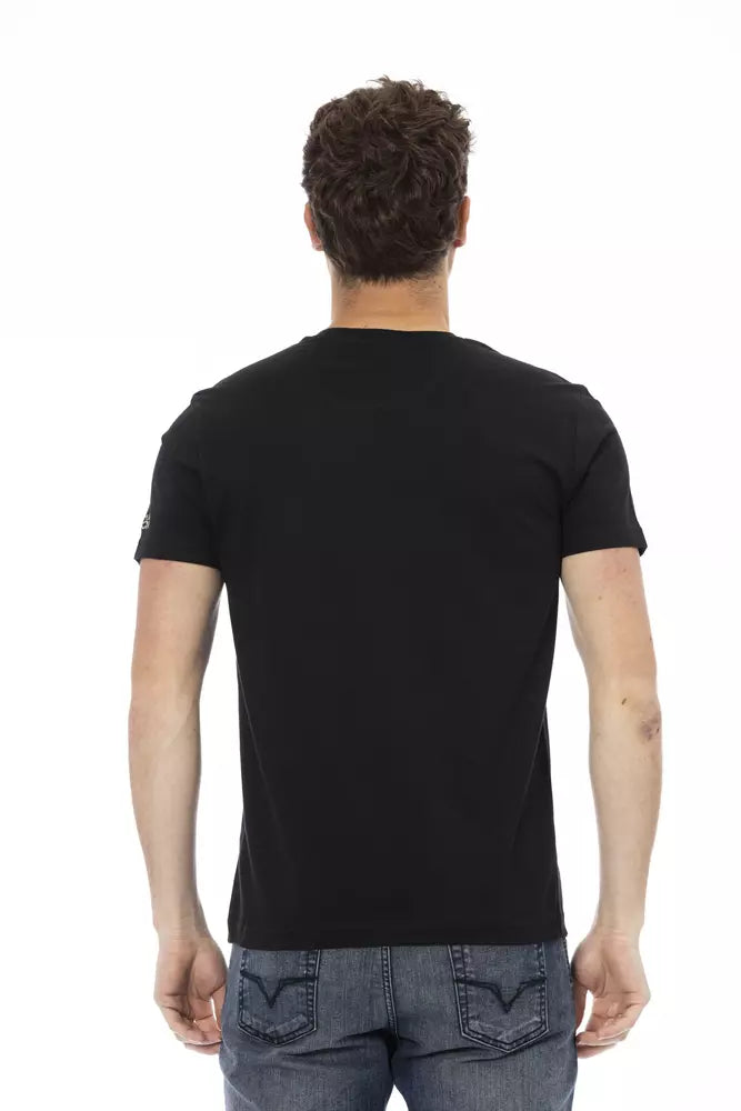 Trussardi Action Black T-Shirt for Men detail view