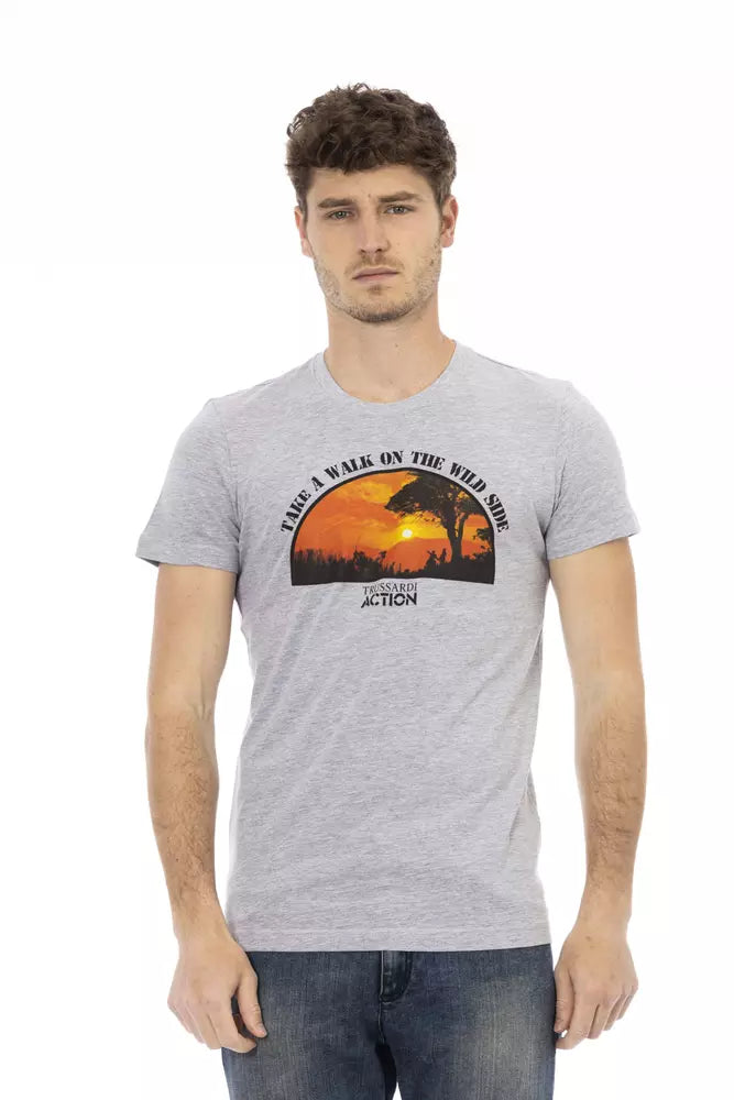 Trussardi Action Grey T-Shirt for Men