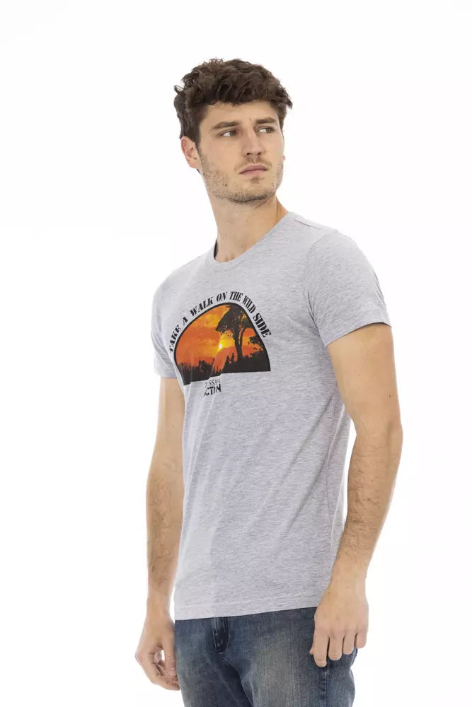 Trussardi Action Grey T-Shirt for Men alternate view