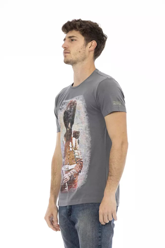 Trussardi Action Grey T-Shirt for Men alternate view
