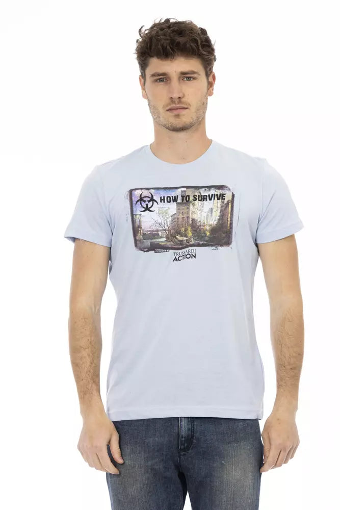 Trussardi Action Blue T-Shirt for Men