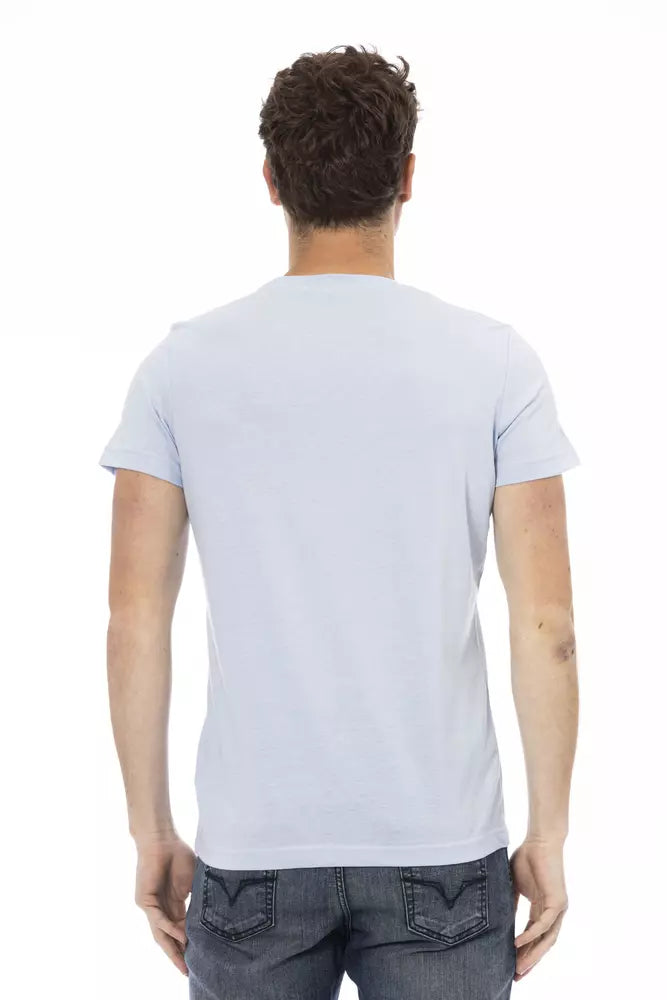 Trussardi Action Blue T-Shirt for Men detail view