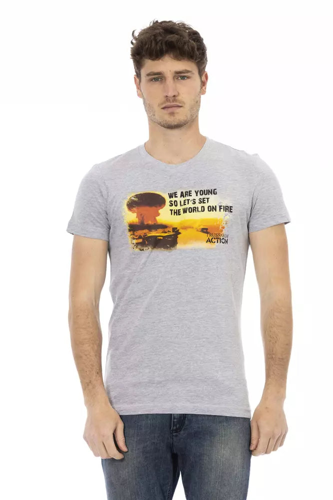 Trussardi Action Grey T-Shirt for Men