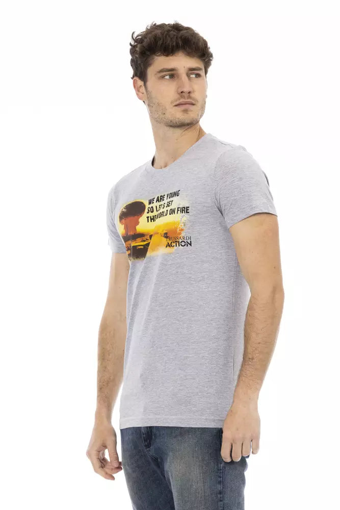 Trussardi Action Grey T-Shirt for Men alternate view