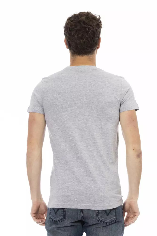 Trussardi Action Grey T-Shirt for Men detail view