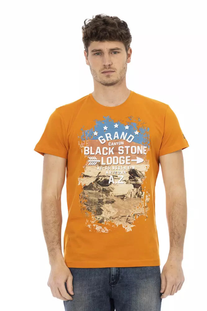 Trussardi Action Orange T-Shirt for Men