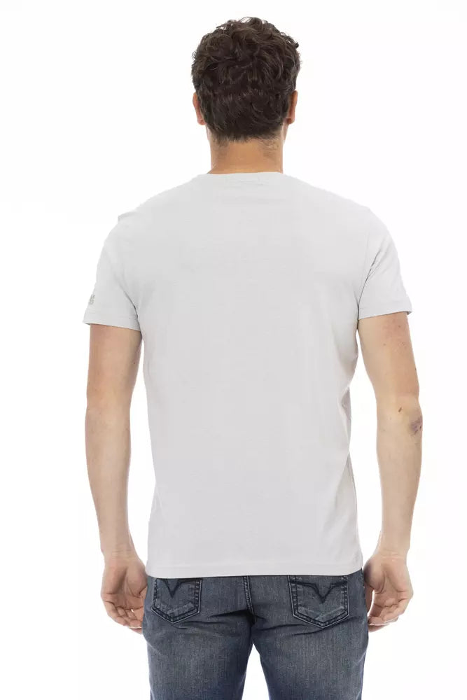 Trussardi Action Grey T-Shirt for Men detail view