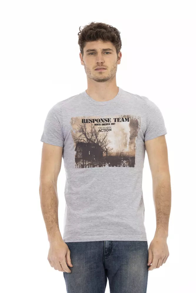Trussardi Action Grey T-Shirt for Men