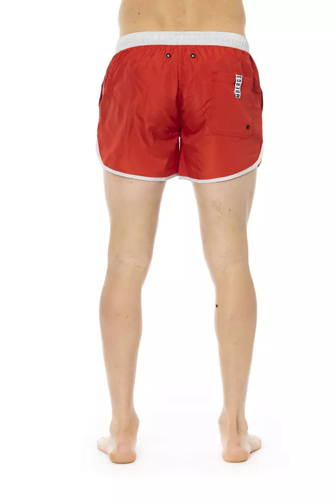 Bikkembergs Multicolor Swim Shorts for Men detail view