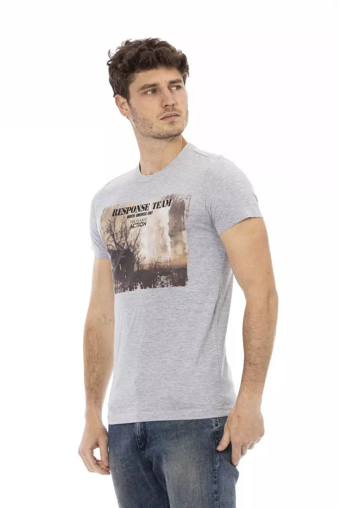 Trussardi Action Grey T-Shirt for Men alternate view