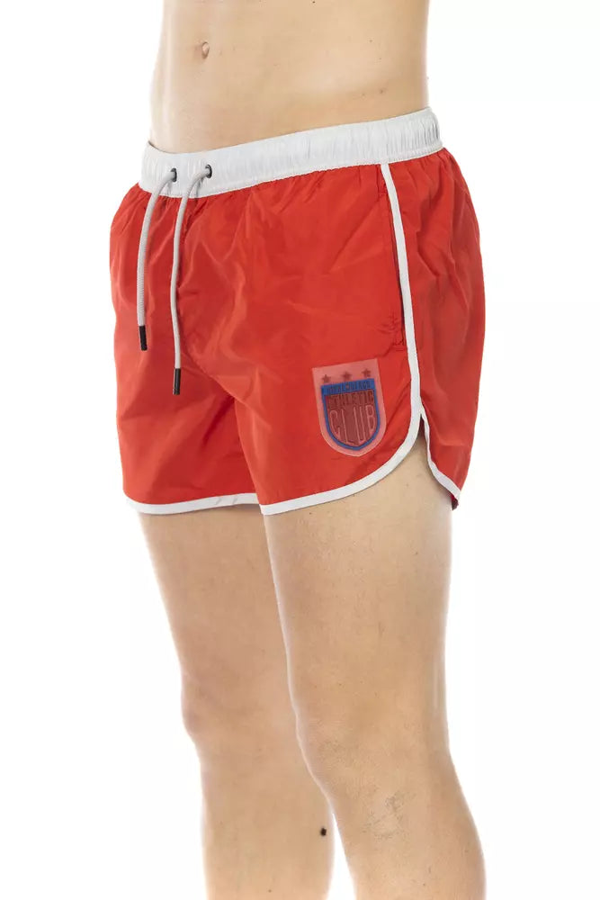 Bikkembergs Multicolor Swim Shorts for Men side view