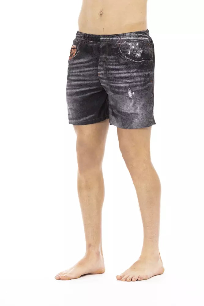 Just Cavalli Black Shorts for Men alternate view