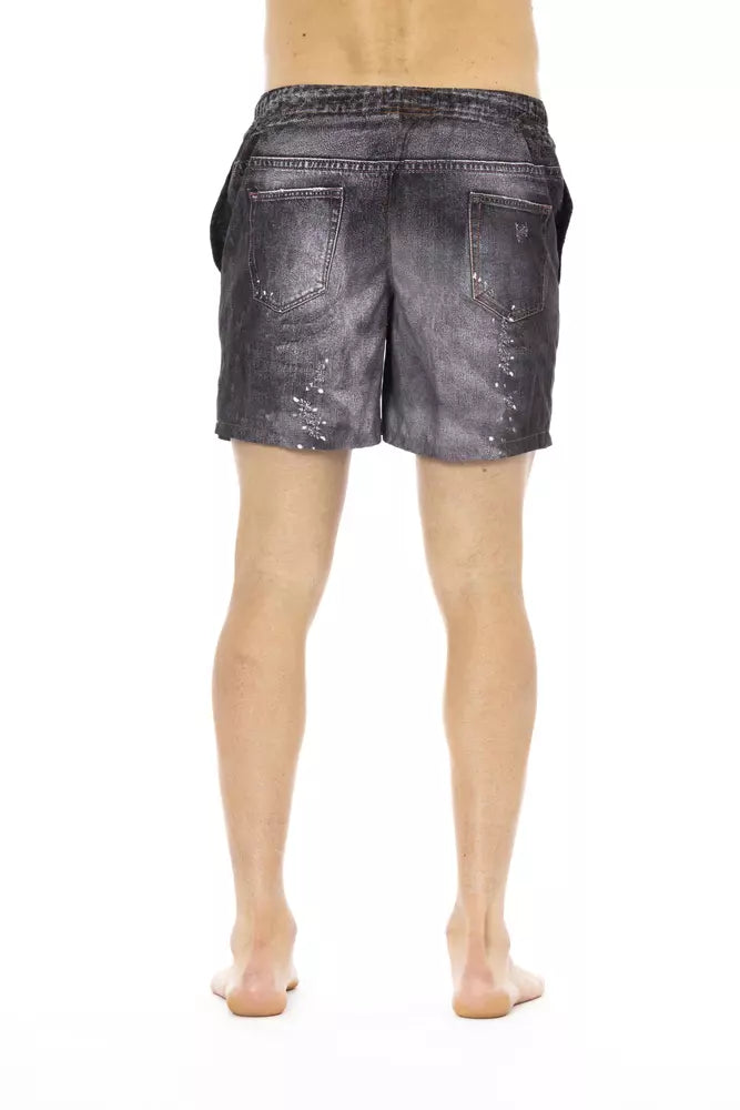 Just Cavalli Black Shorts for Men detail view