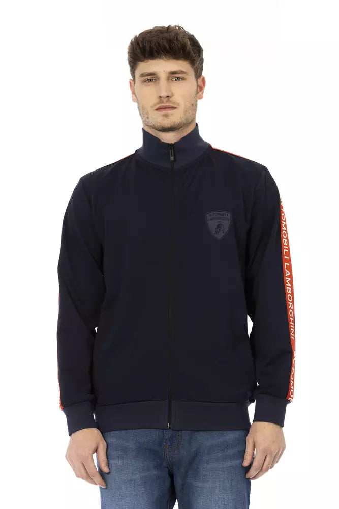 Automobili Lamborghini Blue Sweatshirt for Men