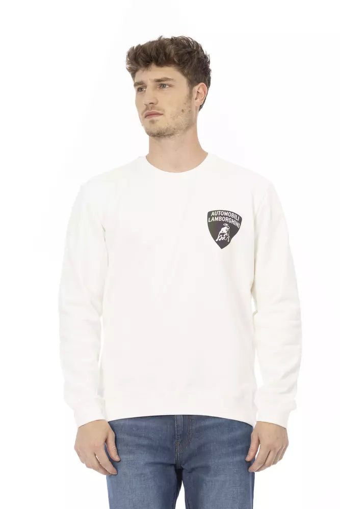 Automobili Lamborghini White Sweatshirt for Men