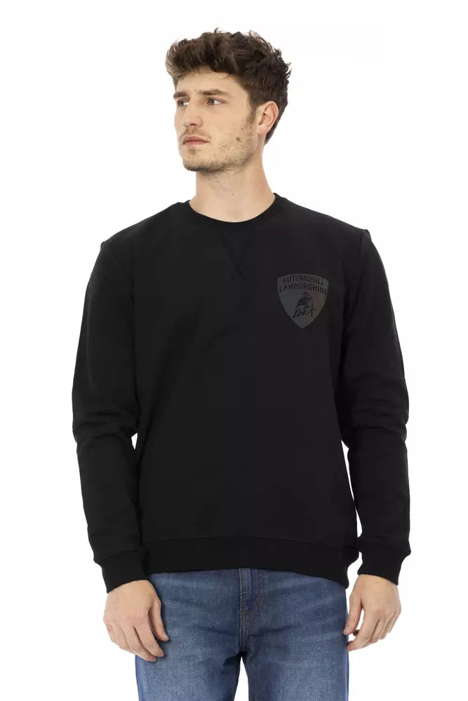 Pull Homme Coton Noir Automobili Lamborghini