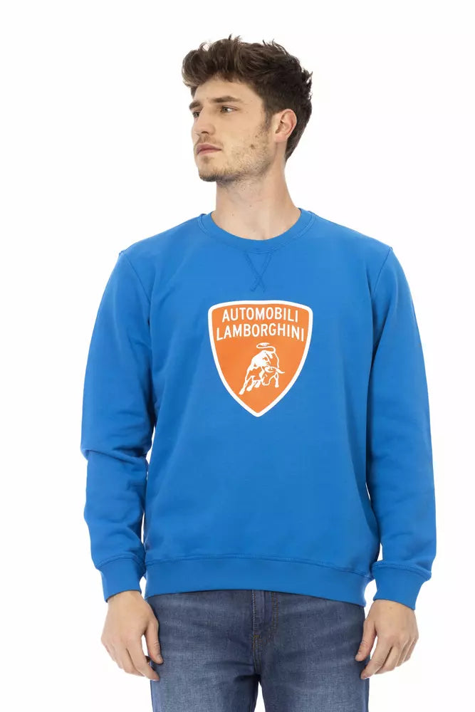 Automobili Lamborghini Blue Sweatshirt for Men