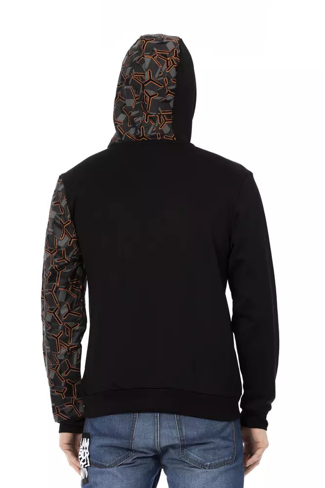 Automobili Lamborghini Black Hoodie for Men detail view