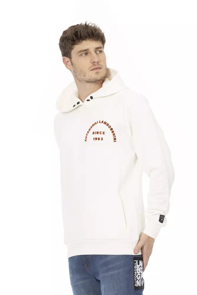 Automobili Lamborghini White Hoodie for Men alternate view
