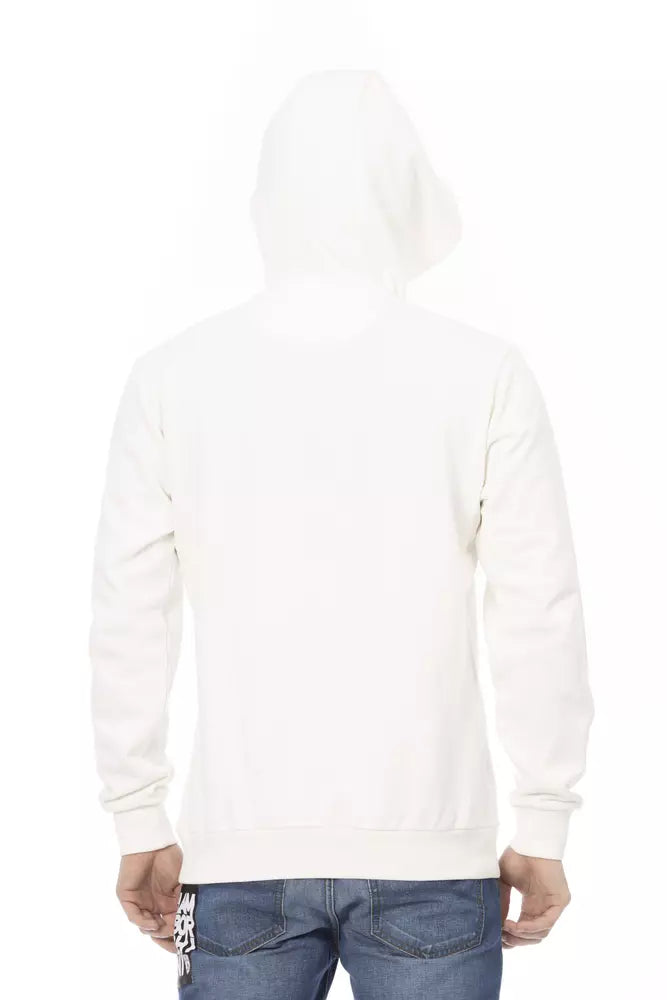 Automobili Lamborghini White Hoodie for Men detail view