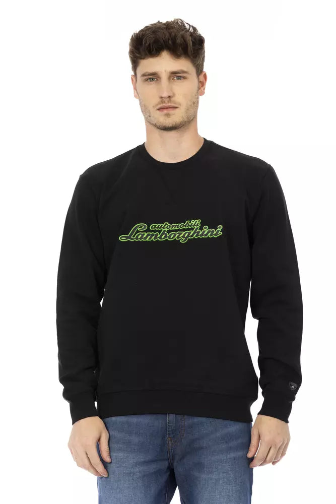 Automobili Lamborghini Black Sweatshirt for Men
