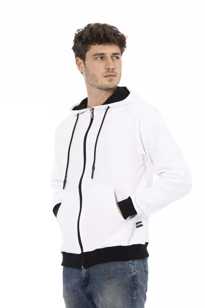 Baldinini Trend White Hoodie for Men alternate view
