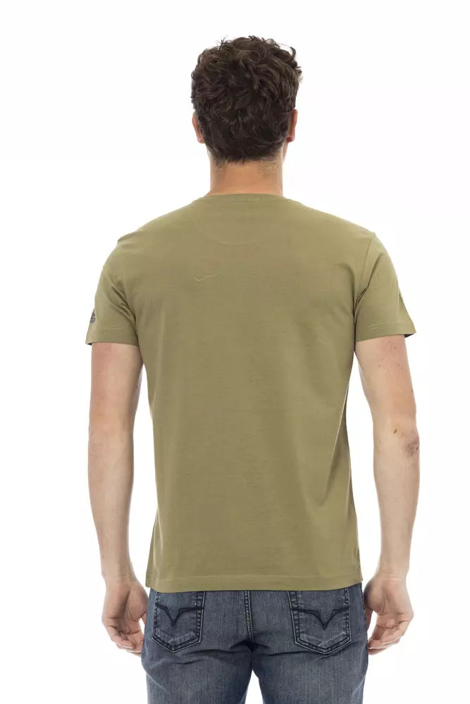 Trussardi Action Green T-Shirt for Men detail view