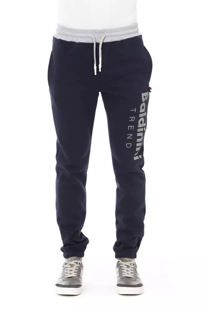 Pantalon de sport pour homme Baldinini Trend en coton bleu