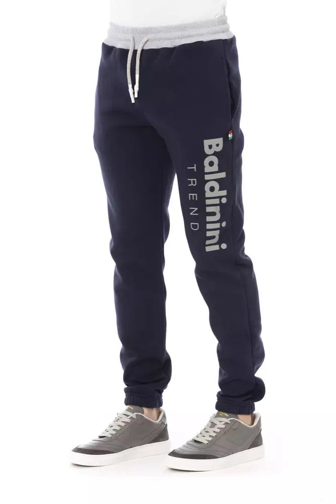 Pantalon de sport pour homme Baldinini Trend en coton bleu