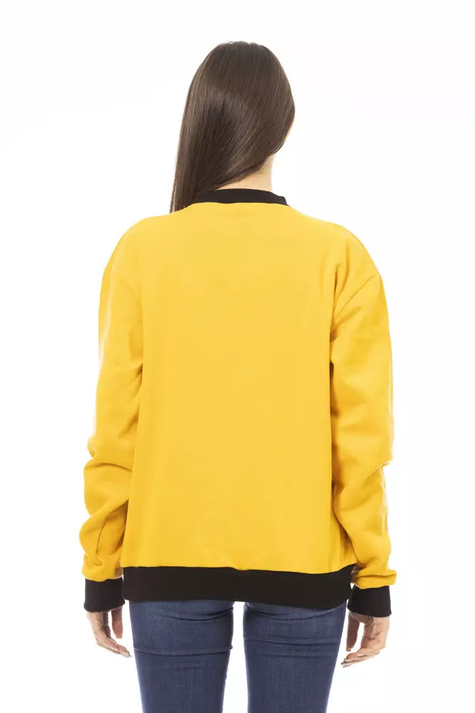 Baldinini Trend Yellow Sweatshirt for Women detail view