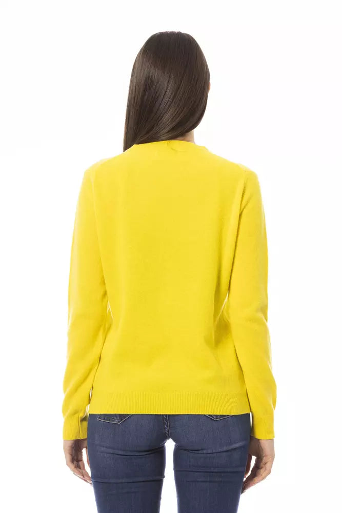 Baldinini Trend Yellow Sweatshirt for Women detail view