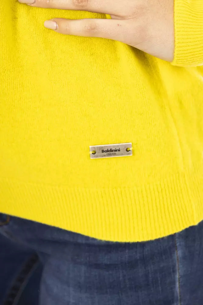 Baldinini Trend Yellow Sweatshirt for Women side view