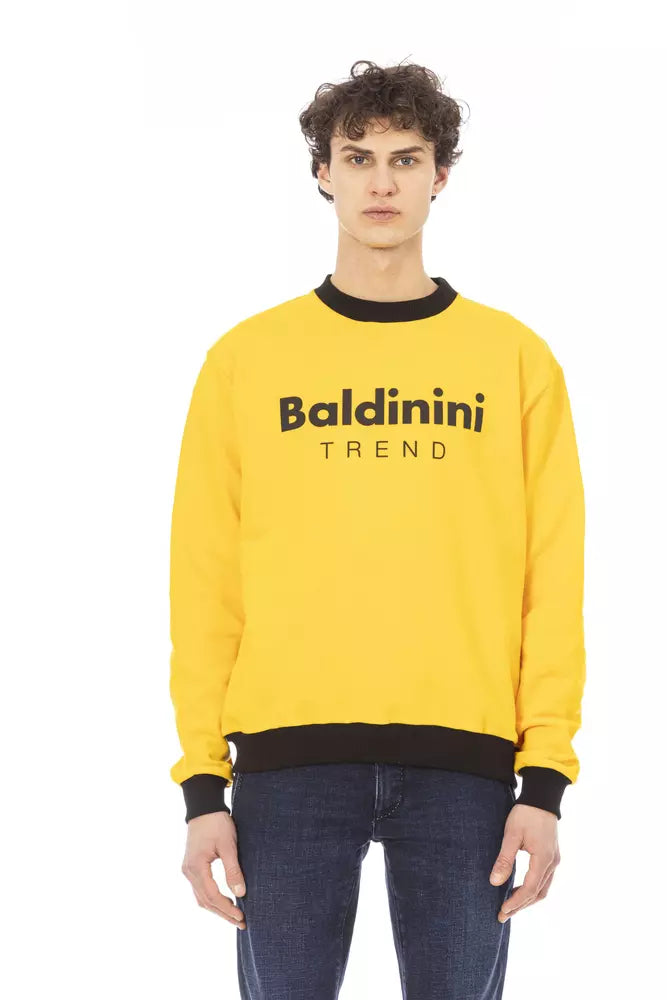 Baldinini Trend Yellow Sweatshirt for Men