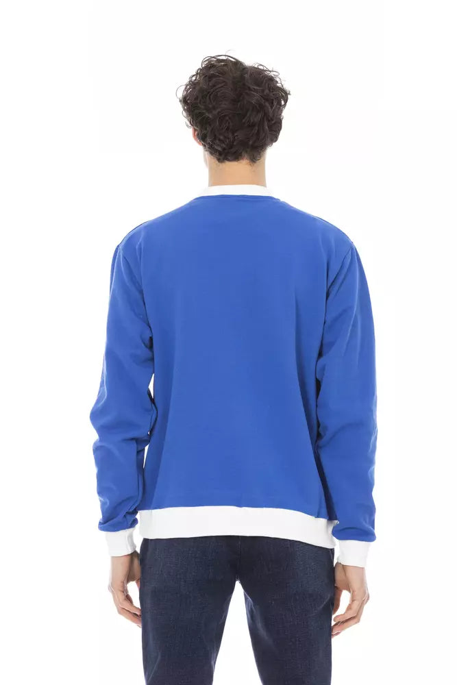 Baldinini Trend Blue Sweatshirt for Men detail view