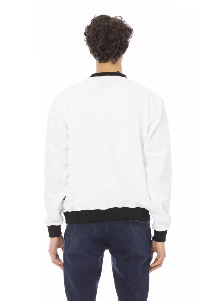 Baldinini Trend White Sweatshirt for Men detail view