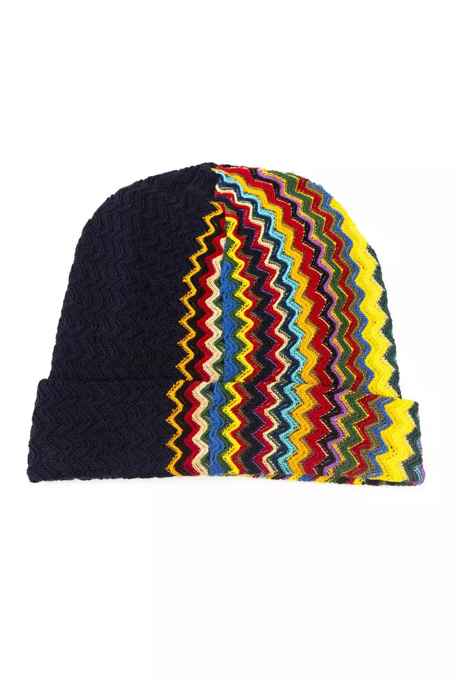 Missoni Multicolor Beanie for Men detail view