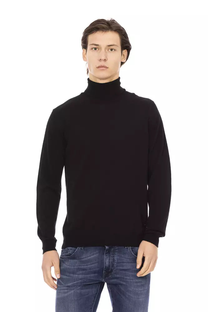 Baldinini Trend Black Turtleneck for Men