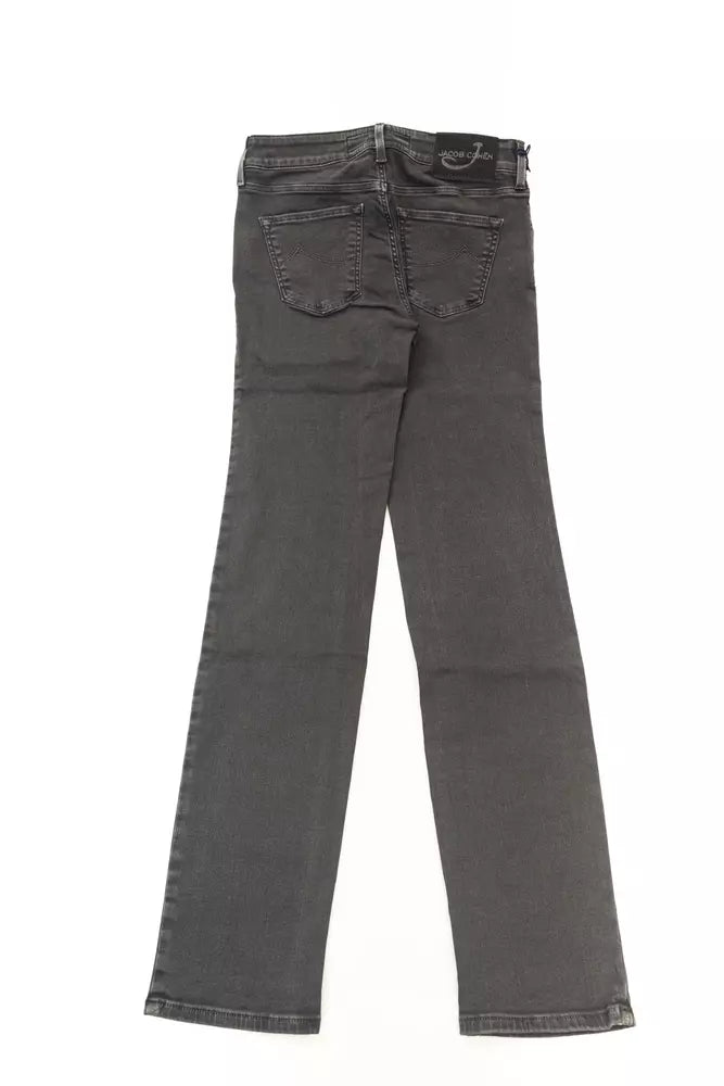 Jacob Cohen Black Slim Fit Jeans for Women detail view