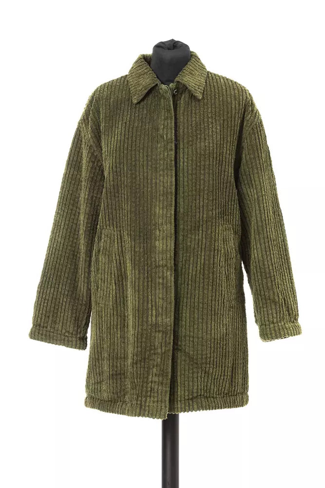 Jacob Cohen Green Coat for Women