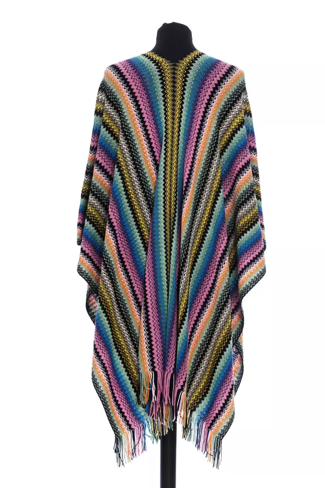 Missoni Poncho en Laine Multicolore pour Femme