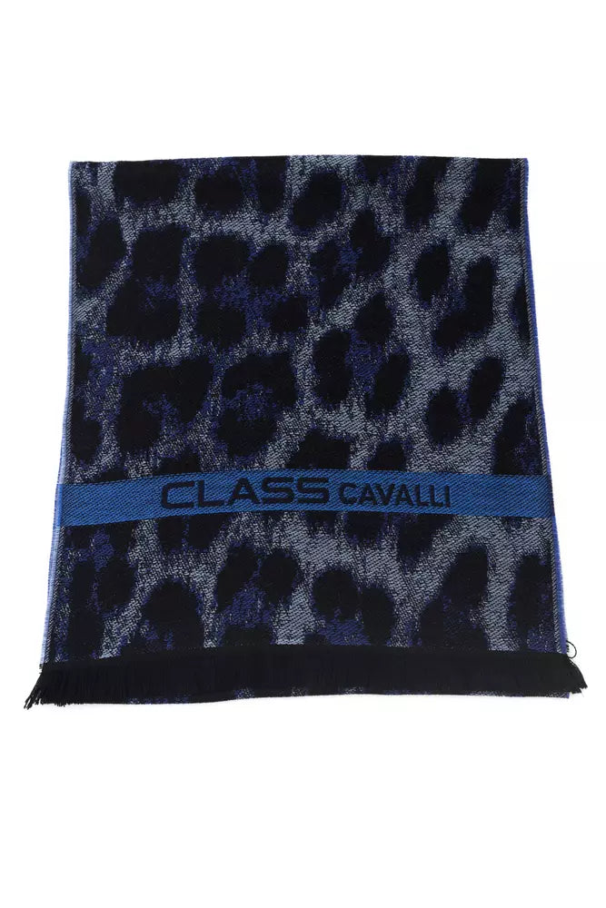 Cavalli Class Blue Scarf for Men