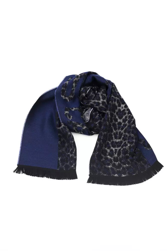 Cavalli Class Blue Scarf for Men detail view